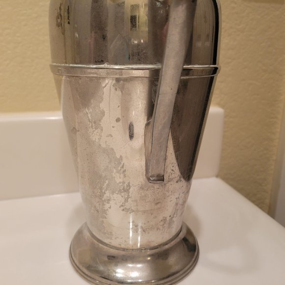 Empress Ware Vintage Nickel Silver Martini Cocktail Shaker - Picture 3 of 8
